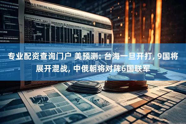 专业配资查询门户 美预测: 台海一旦开打, 9国将展开混战, 中俄朝将对阵6国联军