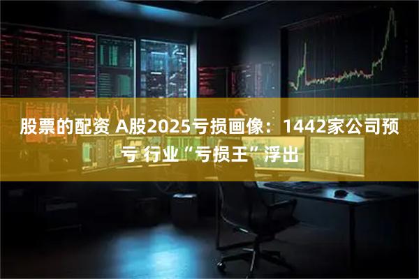 股票的配资 A股2025亏损画像：1442家公司预亏 行业“亏损王”浮出
